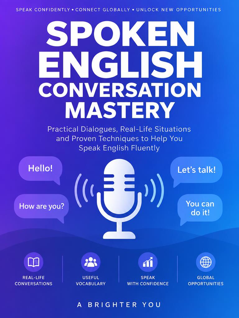Spoken English Conversation Mastery eBook cover