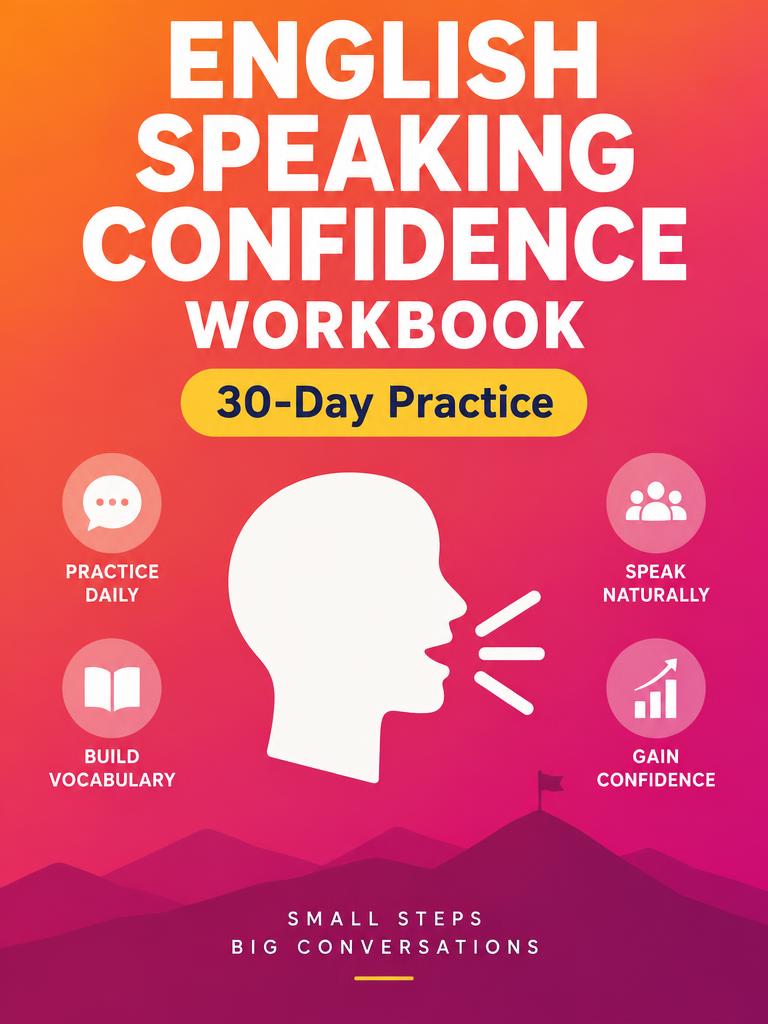 English Speaking Confidence Workbook eBook cover